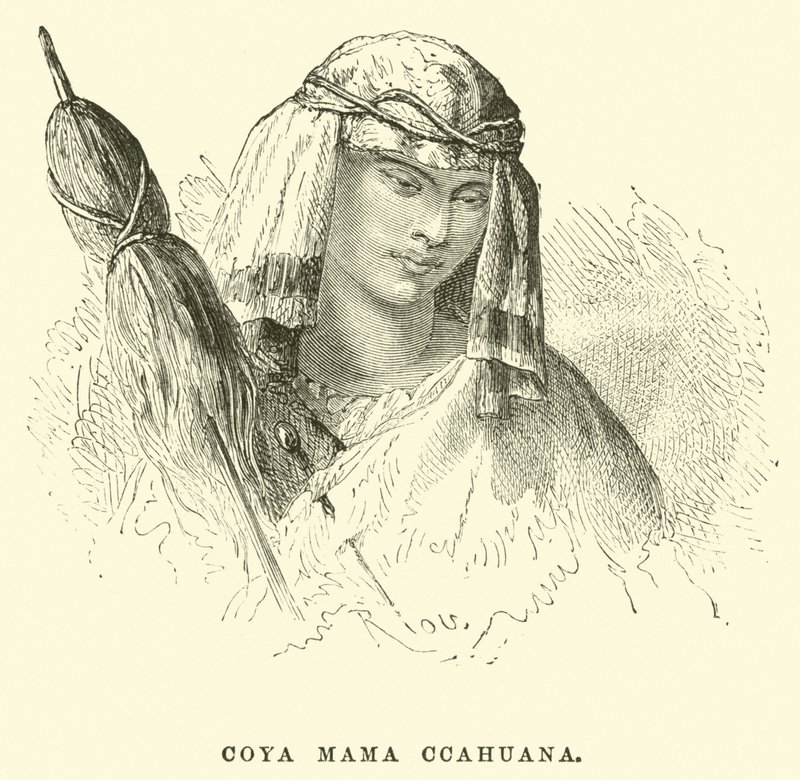 Coya Mama Ccahuana door Edouard Riou