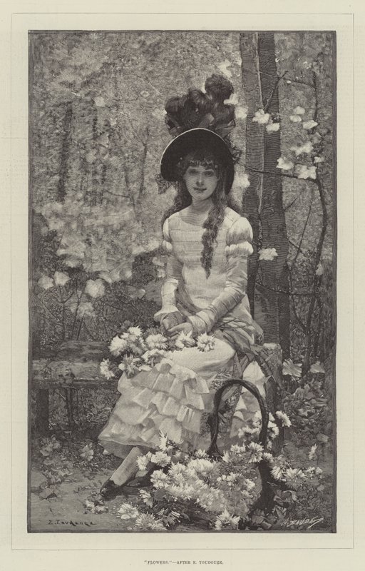 Bloemen door Edouard Toudouze