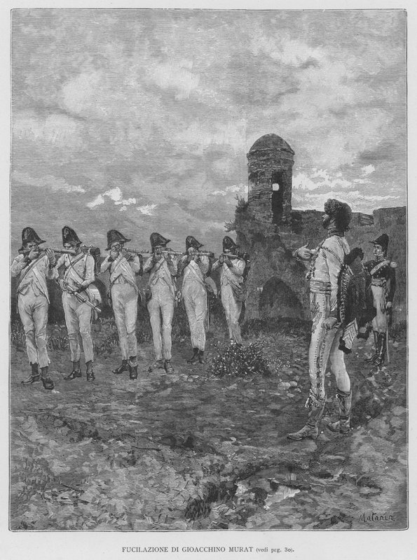 Executie van Gioacchino Murat door Edouardo Matania
