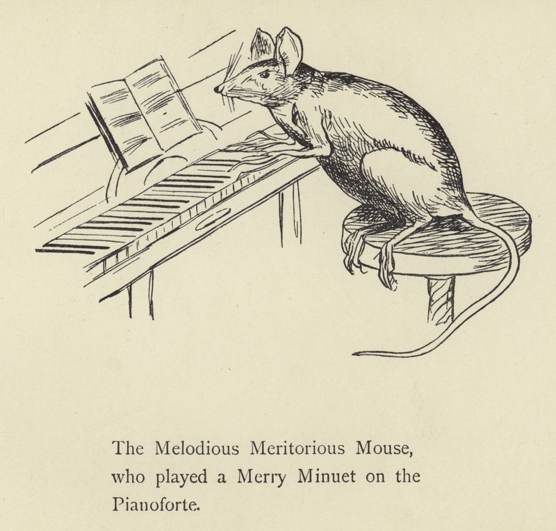De Melodieuze Verdienstelijke Muis door Edward Lear