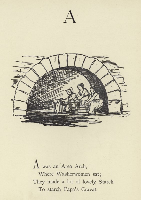 De letter A door Edward Lear