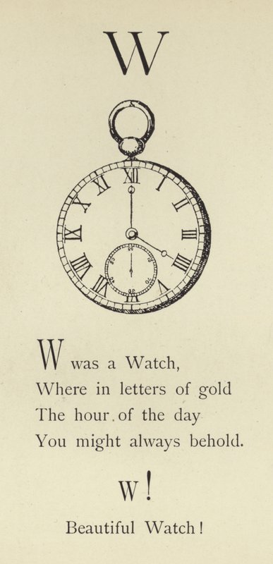 De letter W door Edward Lear