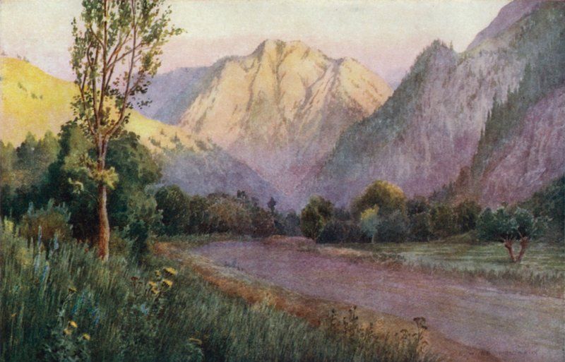 Rampur, Jhelum Vallei Weg door Edward Mary Joseph Molyneux