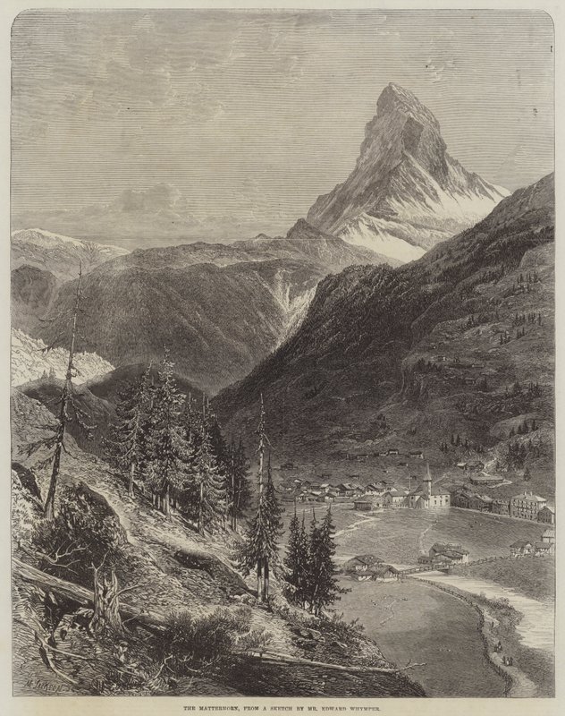 De Matterhorn door Edward Whymper