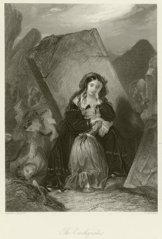 De aardbeving door Edward Henry Corbould
