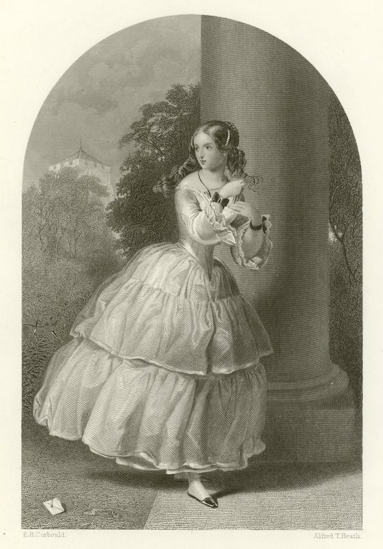 De Valentijn door Edward Henry Corbould