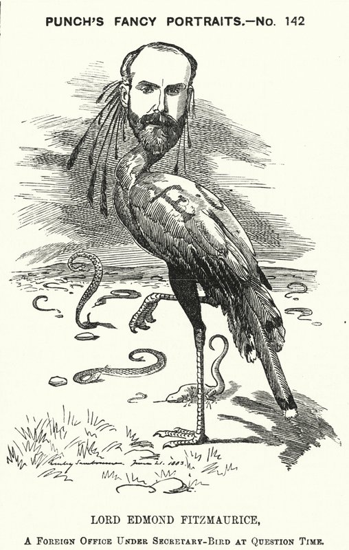 Punch cartoon: Edmond Fitzmaurice door Edward Linley (after) Sambourne