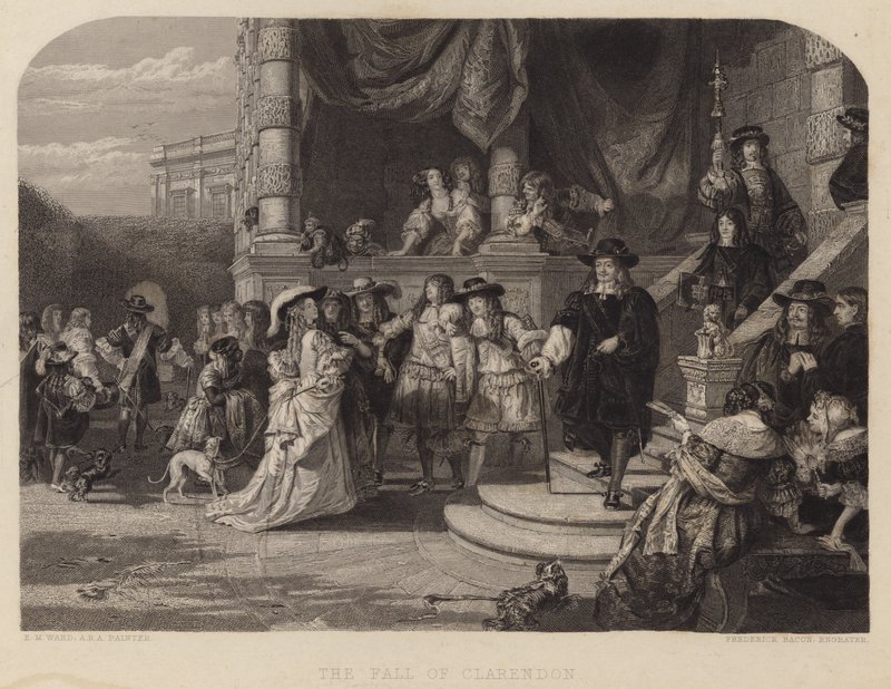 De Val van Clarendon door Edward Matthew Ward