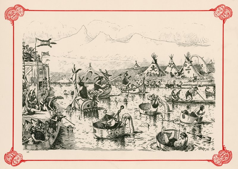 Het jaarlijkse waterfeest door Edward Tennyson Reed