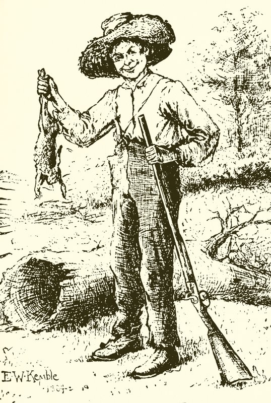 Huckleberry Finn door Edward Windsor Kemble