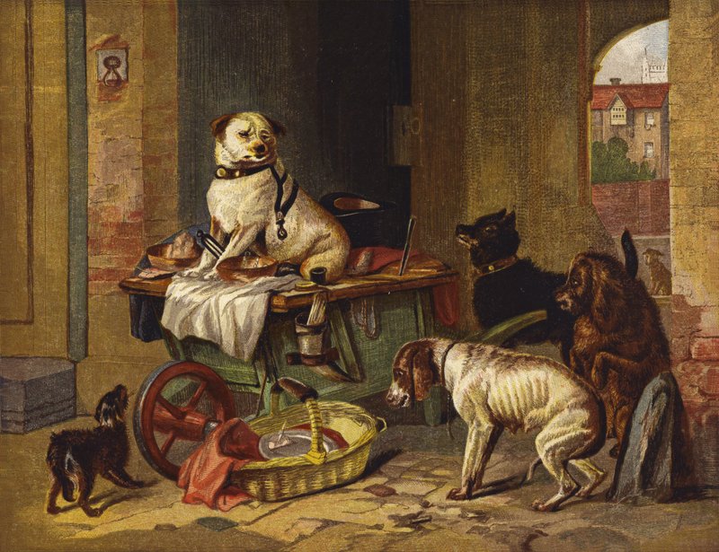 Jack in Kantoor door Edwin Landseer
