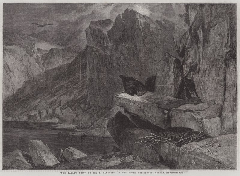 Het adelaarsnest door Edwin Landseer