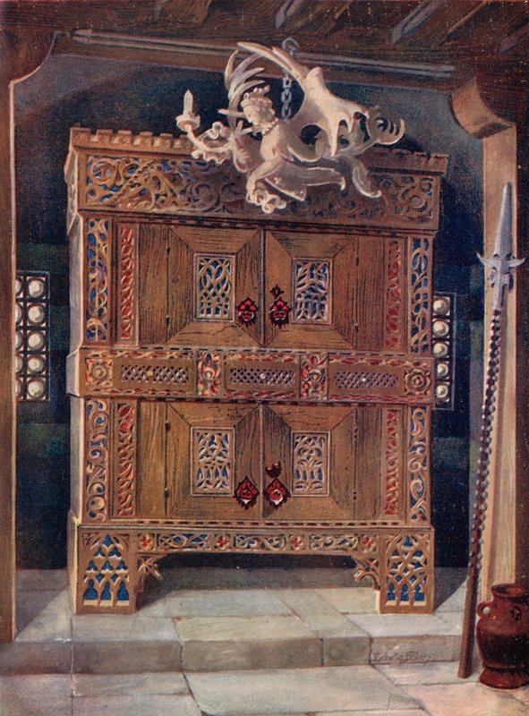 Laatgotische kast. Duits door Edwin John Foley