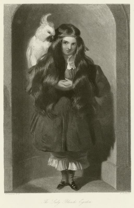 Lady Blanche Egerton door Edwin Landseer