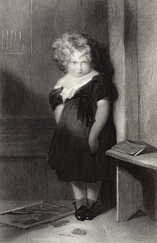 De stoute jongen door Edwin Landseer