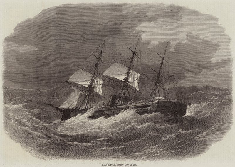 HMS Captain, onlangs verloren op zee door Edwin Weedon