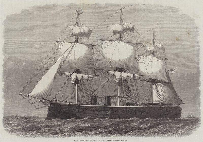 Onze Pantservloot, HMS Hercules door Edwin Weedon