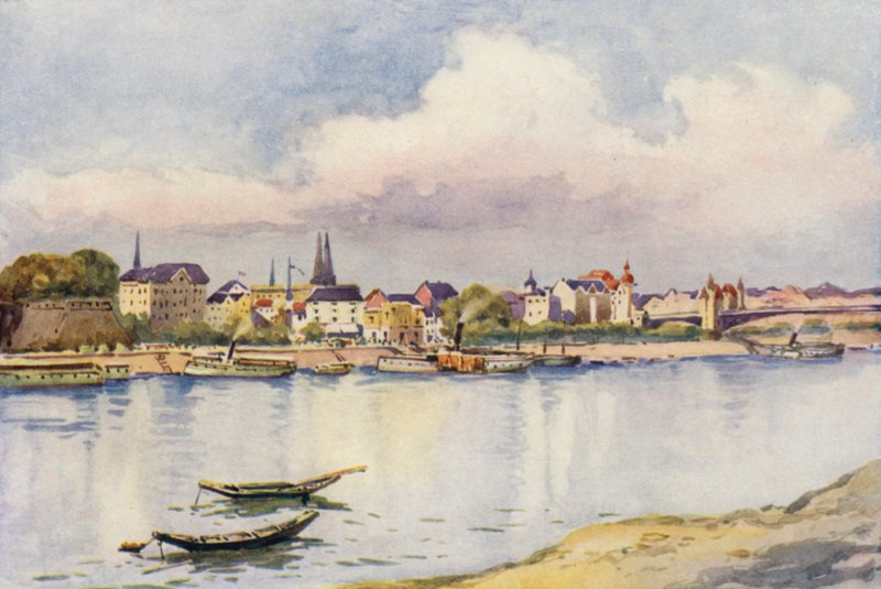 De Rijn: Bonn door Effie Jardine