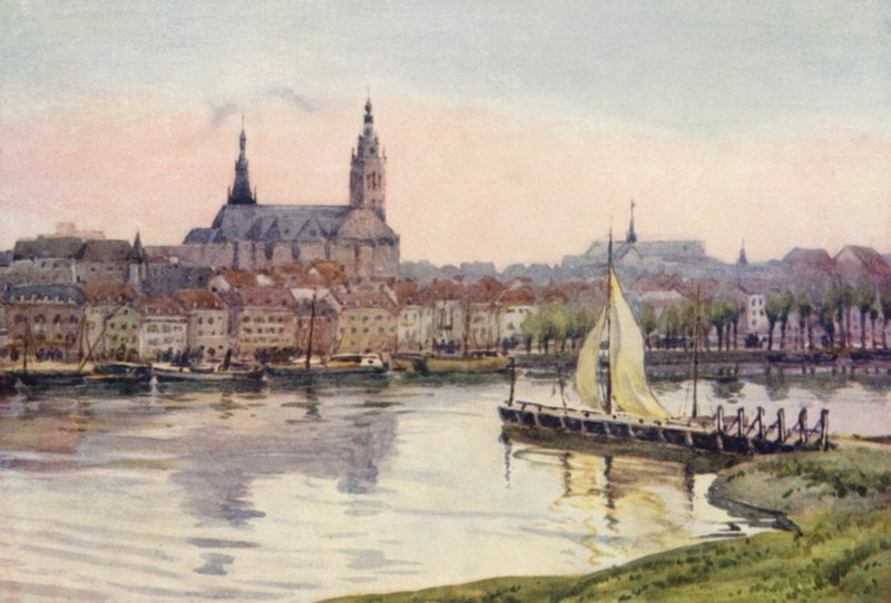 De Rijn: Nijmegen door Effie Jardine