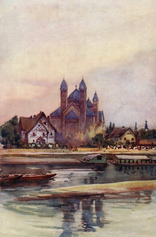 De Rijn: Speyer, Spires door Effie Jardine