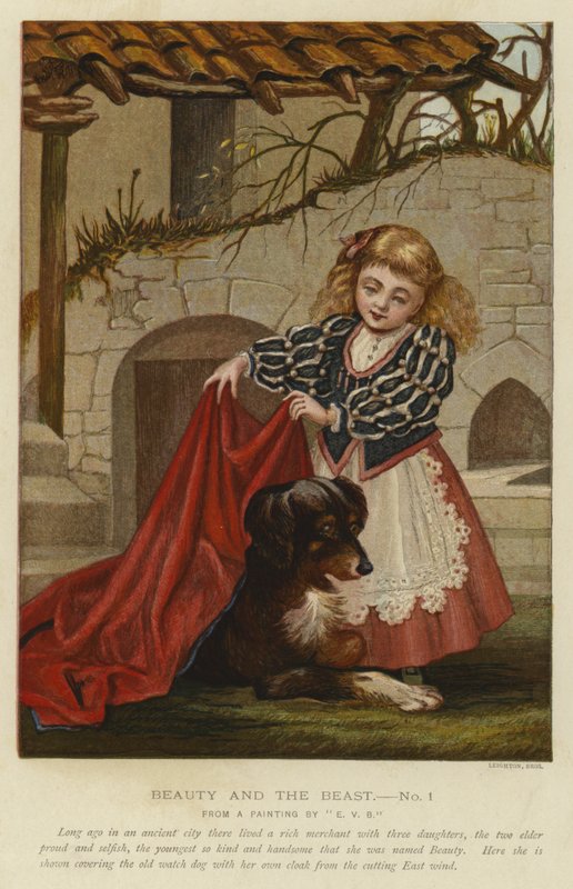 Scène uit Belle en het Beest door Eleanor Vere Boyle