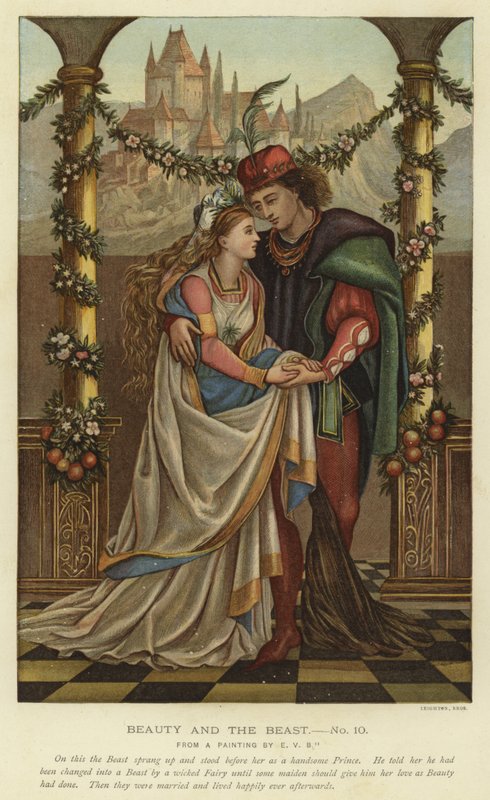 Scène uit Belle en het Beest door Eleanor Vere Boyle