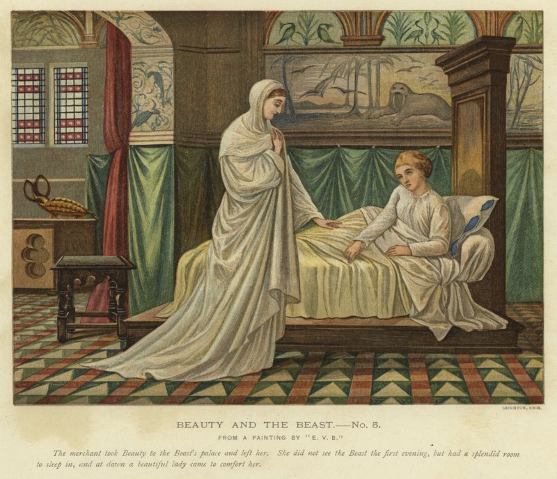 Scène uit Belle en het Beest door Eleanor Vere Boyle