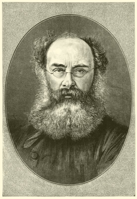 Portret van Anthony Trollope door Elliott und Fry Studio