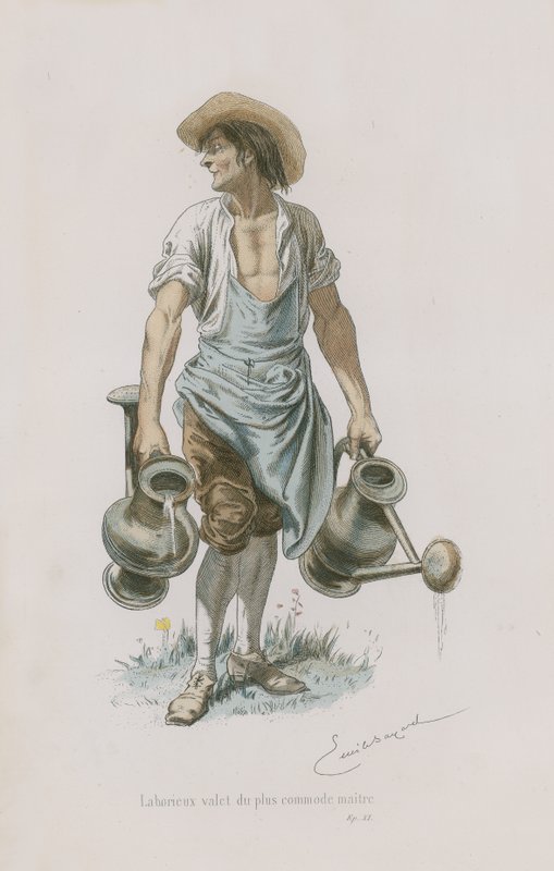Epitre XI, A Mon Jardinier, 1695 door Emile Antoine Bayard