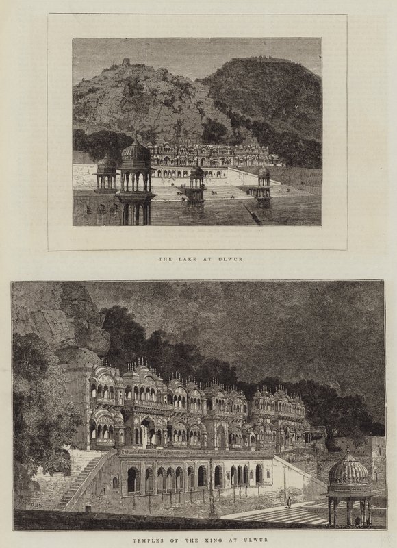 Uitzichten in India door Emile Theodore Therond