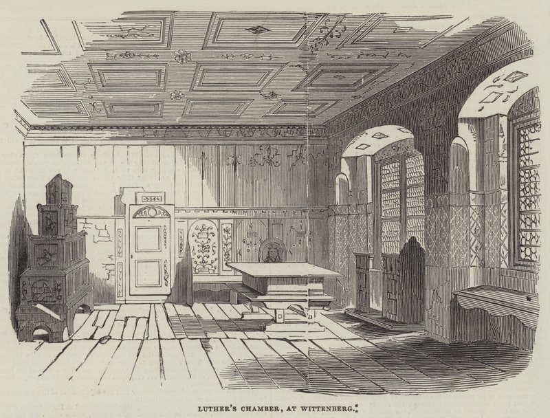 Luthers kamer, in Wittenberg door English School