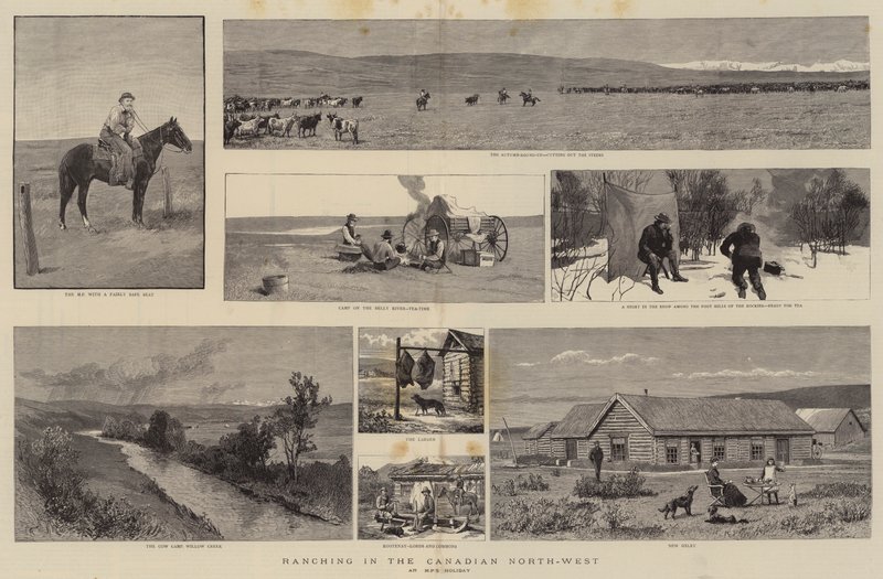Ranching in het Canadese Noordwesten door English School