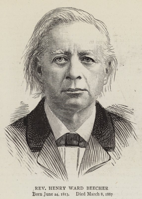 Dominee Henry Ward Beecher door English School