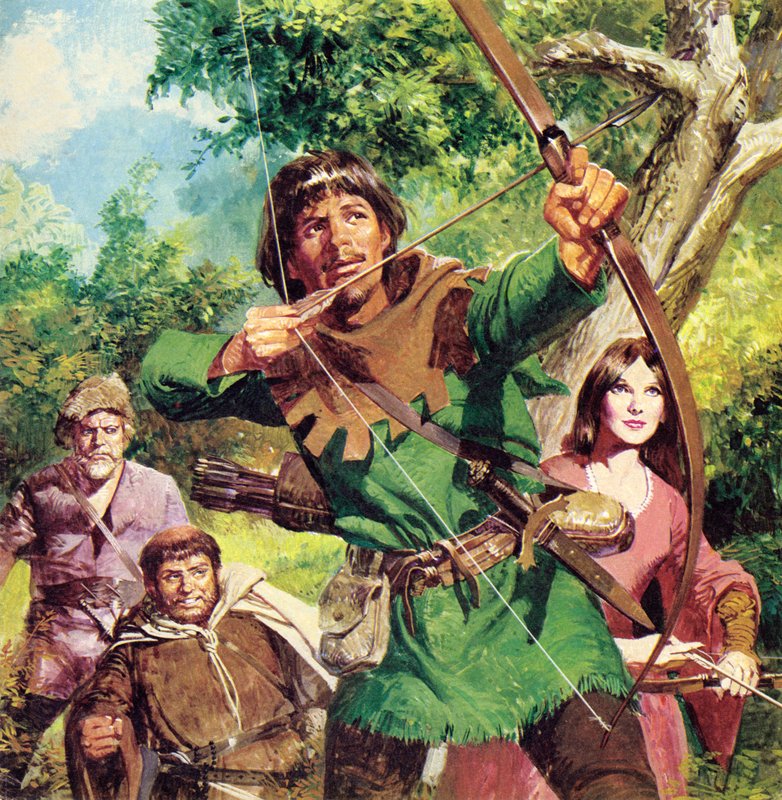 Robin Hood door English School