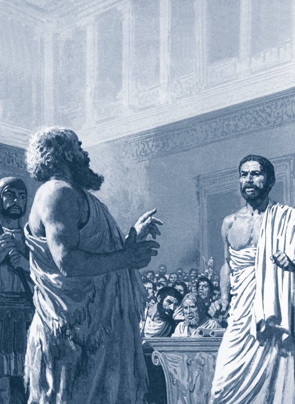 Proces van Socrates door English School