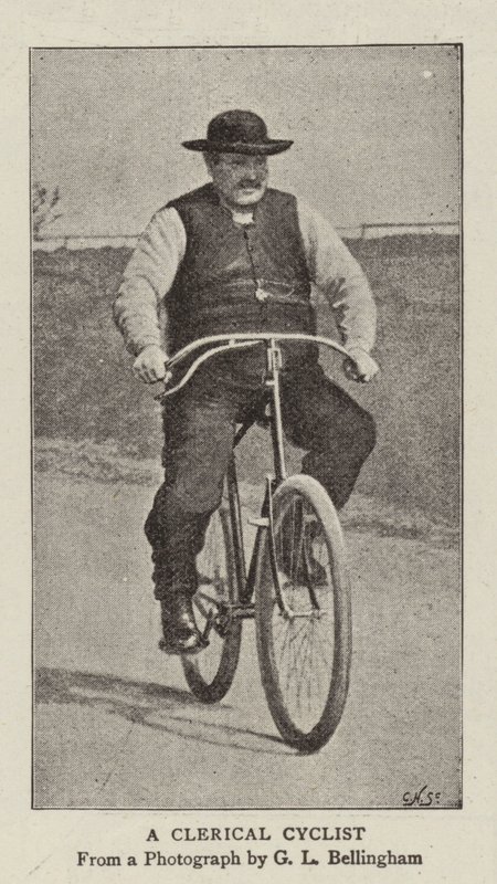 Een Geestelijke Fietser door English Photographer
