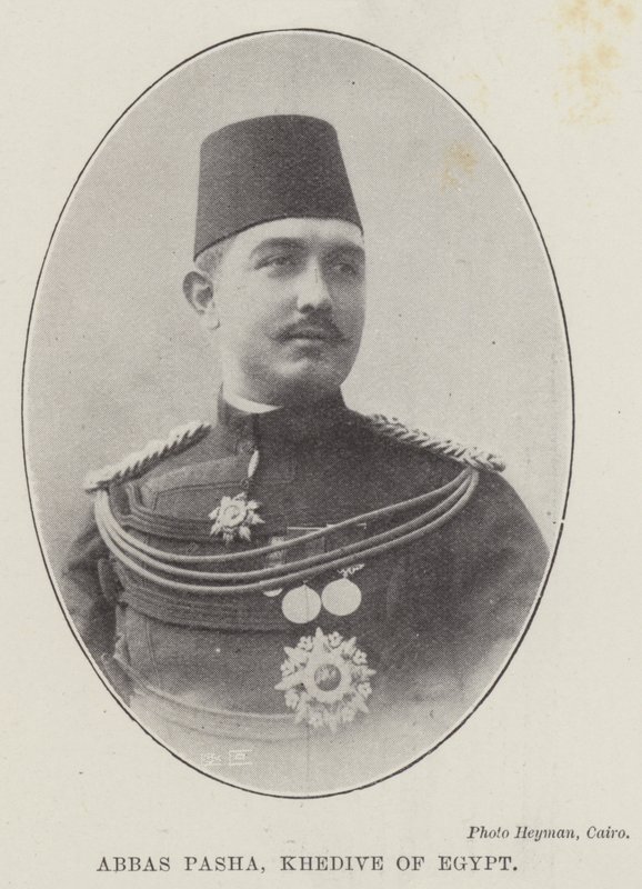Abbas Pasha, Khedive van Egypte door English Photographer