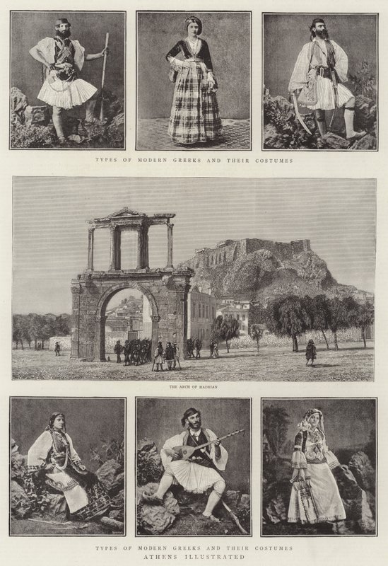Athene Geïllustreerd door English Photographer