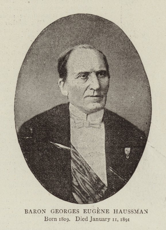 Baron Georges Eugene Haussman door English Photographer