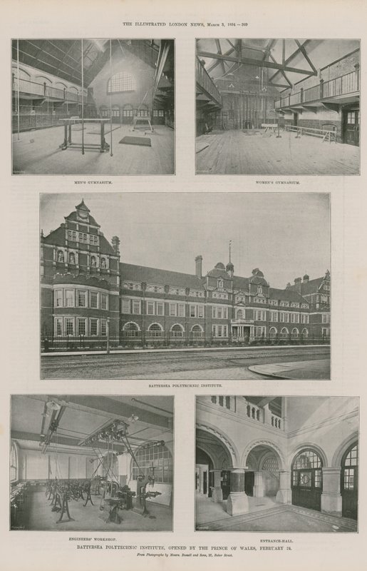Battersea Polytechnic Institute door English Photographer