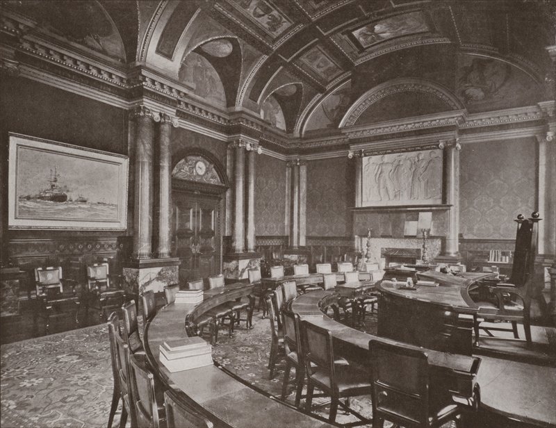 Raadzaal, Lloyds Register, Fenchurch Street door English Photographer