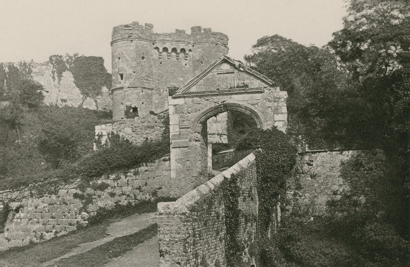 Kasteel Carisbrooke, Isle of Wight door English Photographer