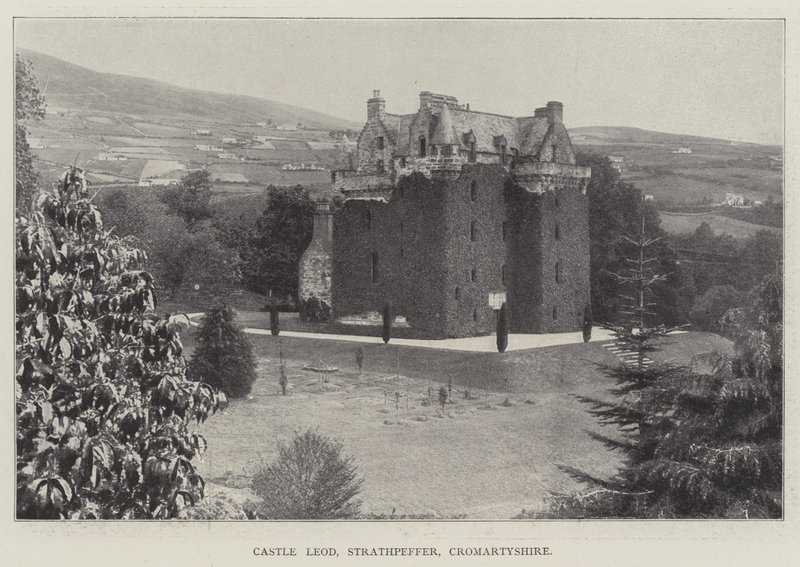 Castle Leod, Strathpeffer, Cromartyshire door English Photographer