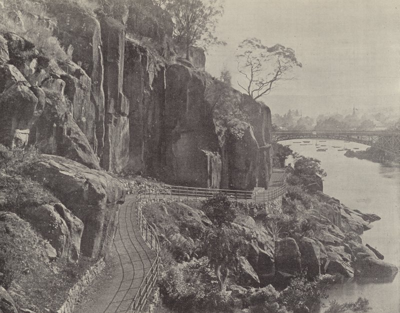 Cataract Gorge, met de Cataract Brug door English Photographer