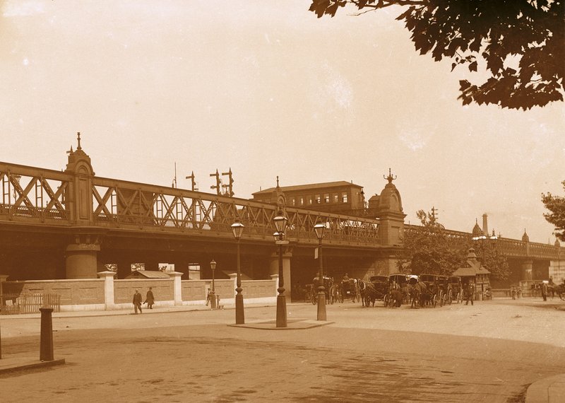 Charing Cross Bridge, Londen door English Photographer