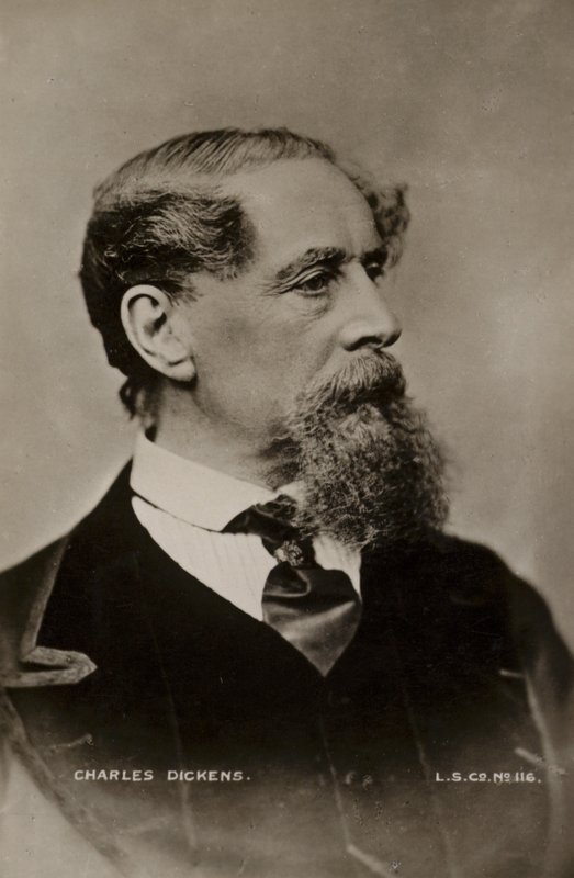 Charles Dickens (1812-1870), Engelse romanschrijver door English Photographer