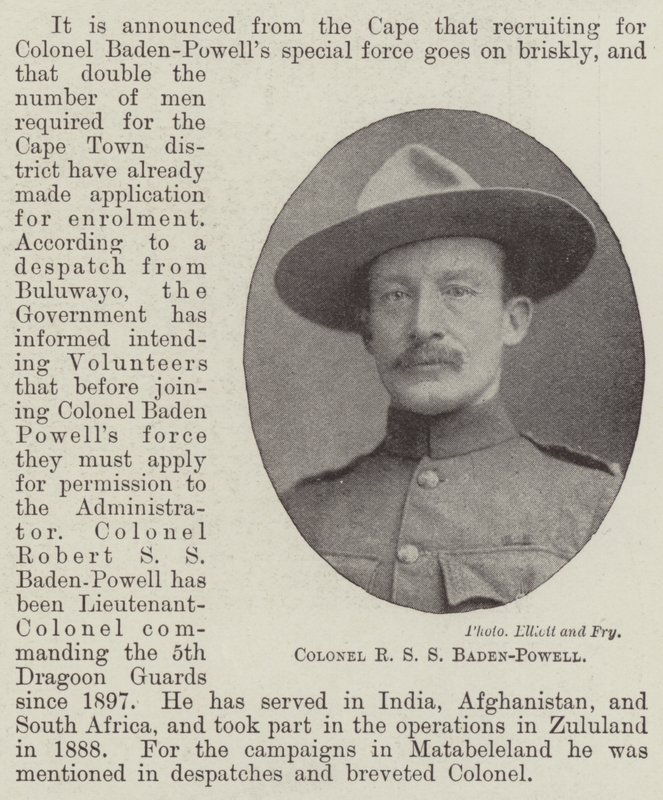 Kolonel R. S. S. Baden-Powell door English Photographer