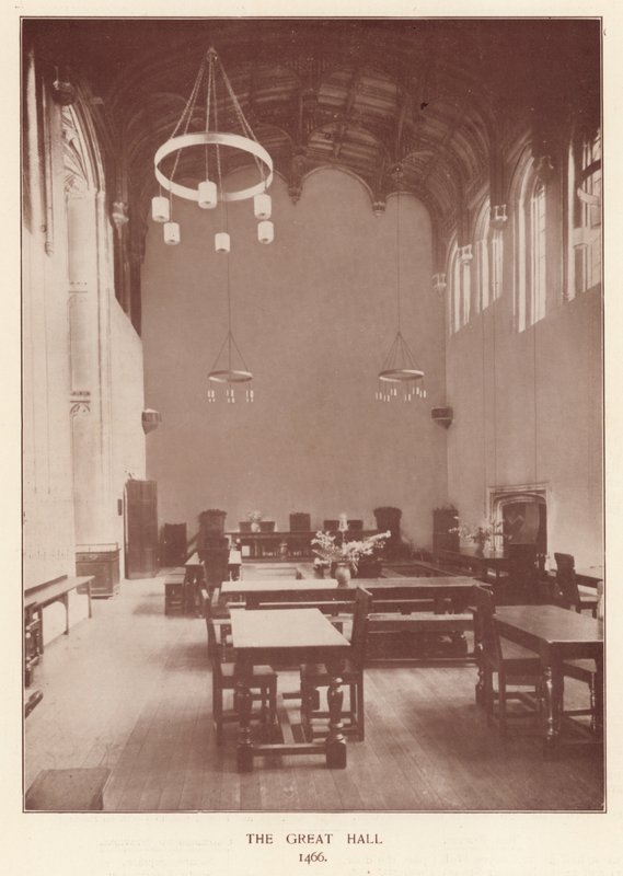 Crosby Hall, Cheyne Walk: De Grote Zaal door English Photographer