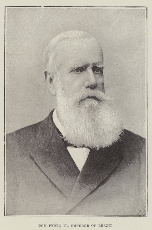 Dom Pedro II, keizer van Brazilië door English Photographer