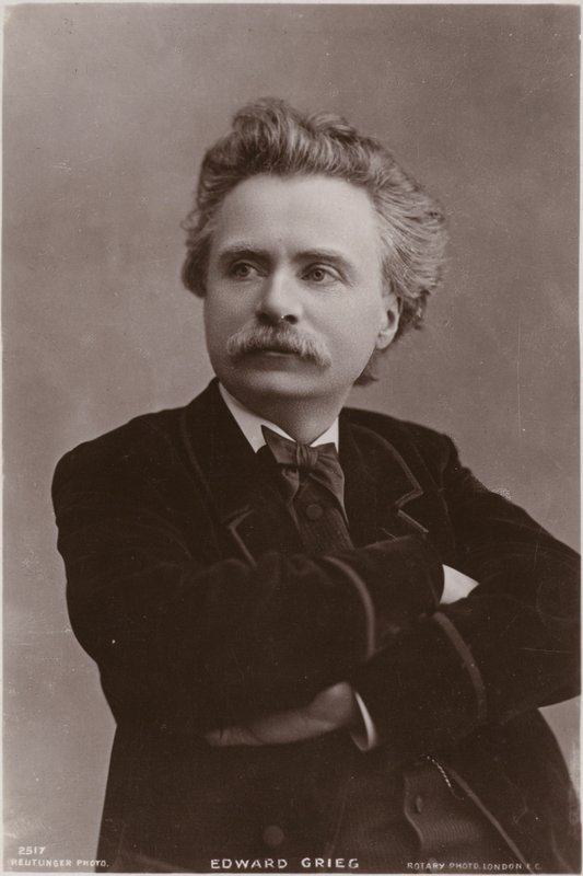 Edvard Grieg door English Photographer